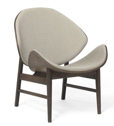 Warm Nordic The Orange Lounge Chair SH: 38 cm - Smoked/Grey
