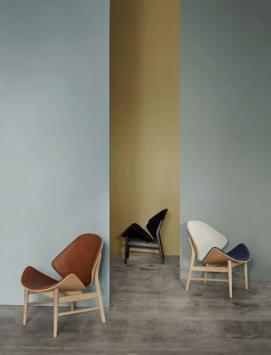 Warm Nordic The Orange Lounge Chair SH: 38 cm - Oak/Nature