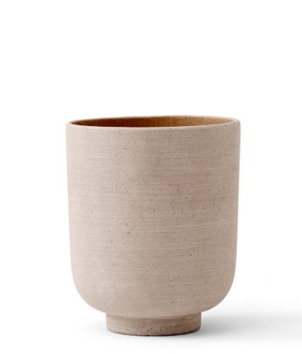 UDGÅR med lager &Tradition Collect Planter Pot SC70 H: 18 cm - Ochre