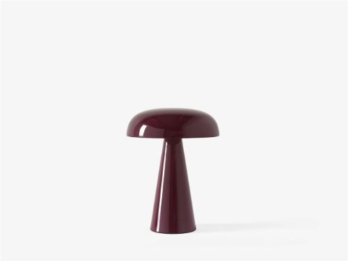 &Tradition Como Portable Table Lamp SC53 H: 21 cm - Red Brown