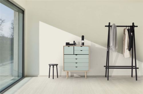 Andersen Furniture S8 Kommode 83x107 cm - Sæbebehandlet Eg/Ocean Grey