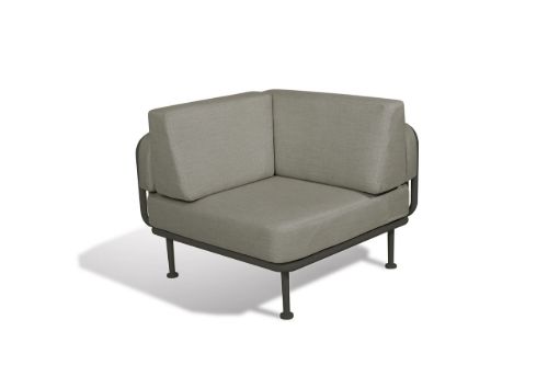 Mindo 100 Lounge Corner Module SH: 39,5 cm - ML00558 Warm Grey