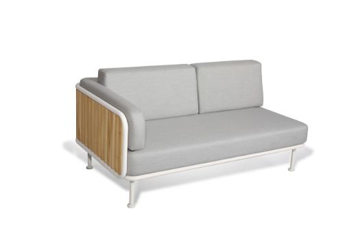 Mindo 100 2 Seater Module Left SH: 39,5 cm - ML00549 Off White