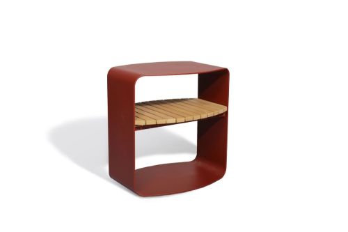 Mindo 109 Side Table 48x35x50 cm - Terra. Red