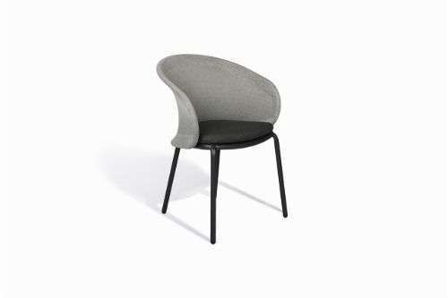 Mindo 114 Dining Chair  SH: 46 cm - Dark Grey