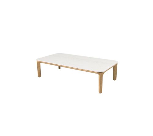 Cane-line Outdoor Aspect Sofabord 120x60 cm - Travertine Look Keramik/Teak