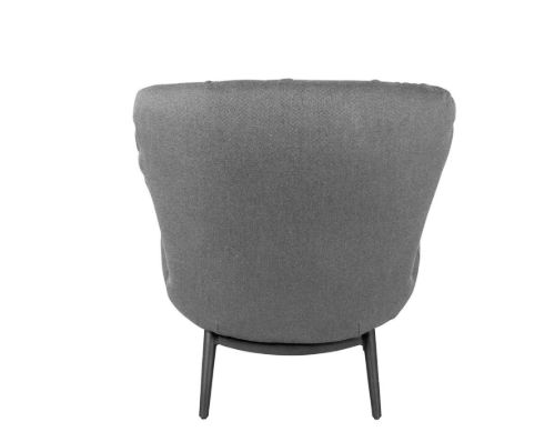 Cane-line Outdoor Serene Loungestol inkl. AirTouch Hyndesæt SH: 39 cm - Grey/Black