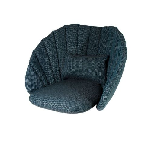 Cane-line Outdoor Hyndesæt til Peacock Loungestol 44x58 cm - Dark Blue Focus