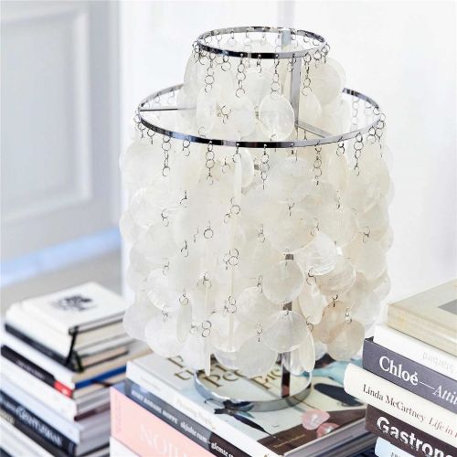 Verpan Fun 2TM Bordlampe H: 43 cm - Krom
