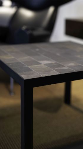Rübner Sofabord 44x44x45 cm - Skiffer/Grafit