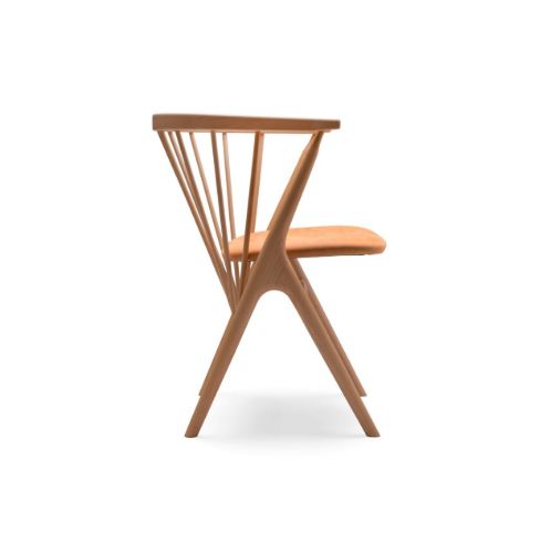 Sibast Furniture No 8 Dining SH: 45 cm - Olieret Bøg/Dunes Cognac