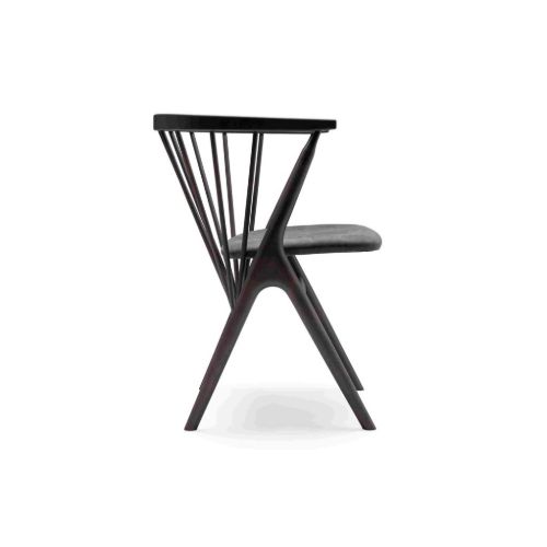 Sibast Furniture No 8 Dining SH: 45 cm - Dark Stained Bøg/Antrazite