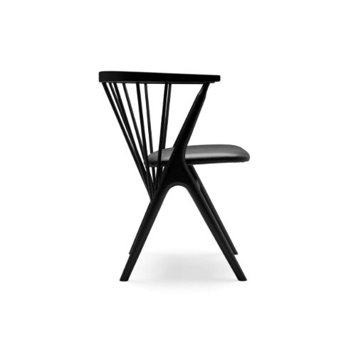 Sibast Furniture No 8 Dining SH: 45 cm -  Sort Bøg/ Saga Black