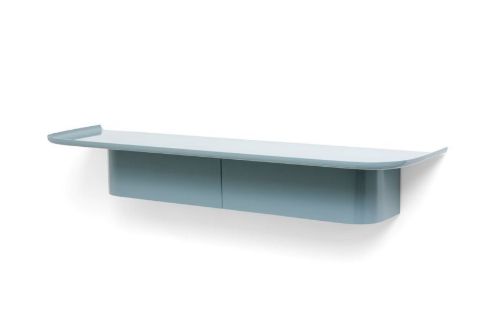 HAY Korpus Shelf 7 Hooks L 90x25x14 cm - Sea
