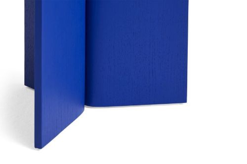 HAY Slit Table Wood High H: 47 cm - Vivid Blue