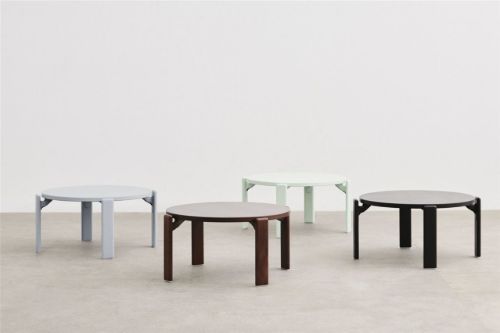HAY Rey Coffee Table Ø: 66,5 cm - Deep Black