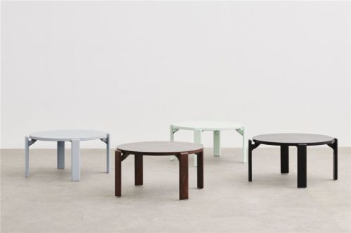 HAY Rey Coffee Table Ø: 66,5 cm - Umber Brown