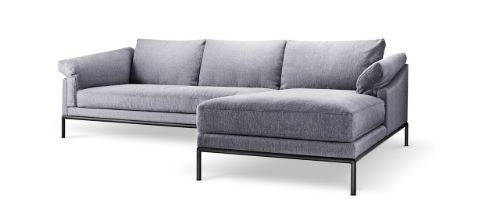 Eva Solo Crush Sofa 2 pers. m. Chaiselong B: 256 cm - Positano col 87