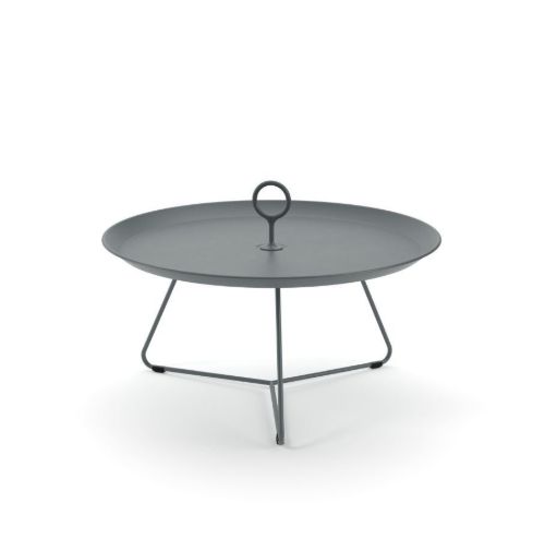 HOUE EYELET Tray Table Ø: 70 cm - Dark Grey