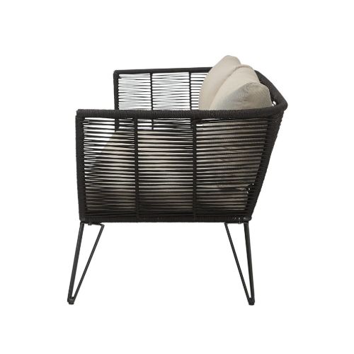 Bloomingville Mundo Sofa L: 175 cm - Metal/Sort