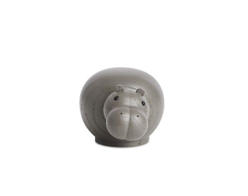 Woud Hibo Hippopotamus Small - Taupe