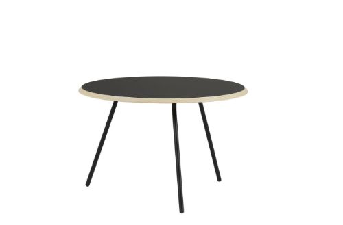 Woud Soround Coffee Table Ø: 75 cm H: 49 cm - Sort Laminat