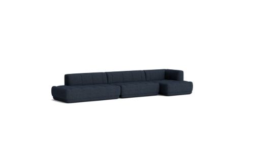 HAY Quilton Combination 23 Right End B: 420 cm - Fairway Dark Blue 308-288