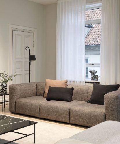 HAY Mags Soft 3 Seater Combination 1 L: 278,5 cm - Dot 1682 02 BiancoNero