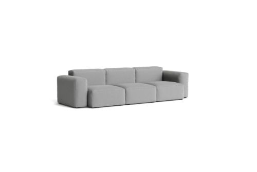 HAY Mags Soft Low Armrest 3 Seater Combination 1 L: 278,5 cm - Steelcut Trio 133