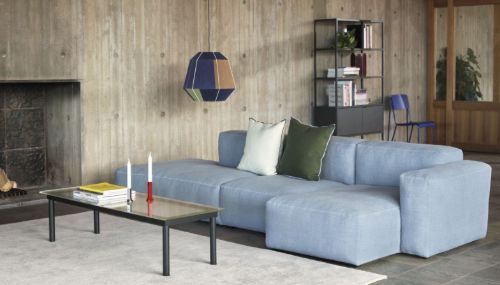 HAY Mags Soft Low Armrest 3 Seater Combination 4 Right End L: 331 cm - Hallingdal 220