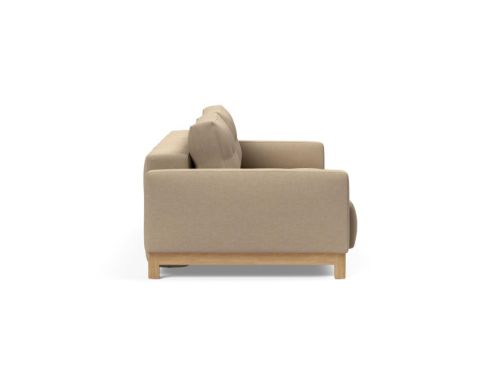 Innovation Living Pyxis D.E.L Sofa Bed B: 232 cm - Lakeret Eg/587 Phobos Mocha