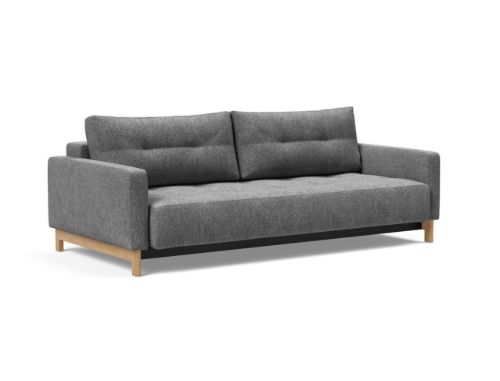 Innovation Living Pyxis D.E.L Sofa Bed B: 232 cm - Lakeret Eg/563 Twist Charcoal