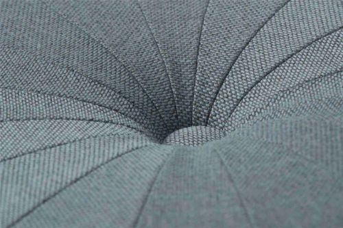 Warm Nordic Grace Pouf Ø: 77 cm - Light Steel Blue