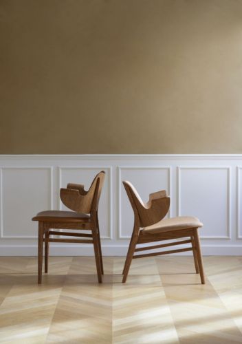 Warm Nordic Gesture Lounge Chair SH: 46 cm - Oak/Nature/Latte