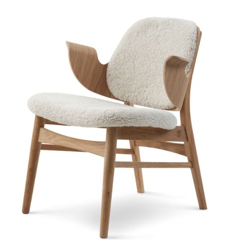 Warm Nordic Gesture Lounge Chair SH: 46 cm - Oak/Moonlight