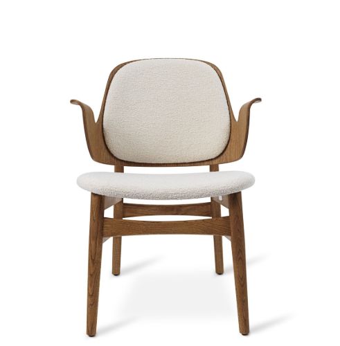Warm Nordic Gesture Lounge Chair SH: 46 cm - Teak/Cream