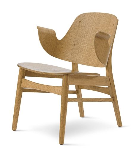 Warm Nordic Gesture Lounge Chair SH: 46 cm - Oak