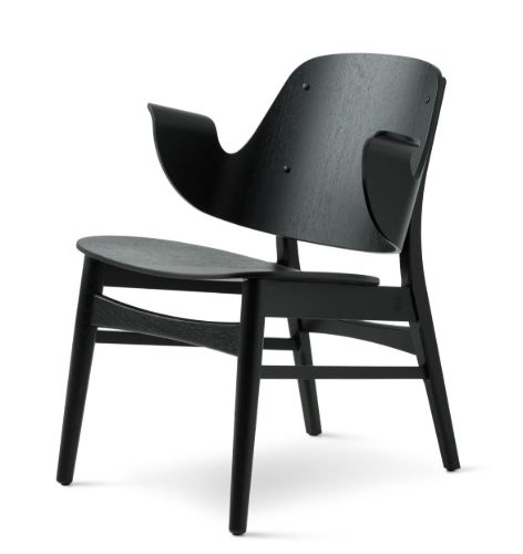 Warm Nordic Gesture Lounge Chair SH: 46 cm - Black