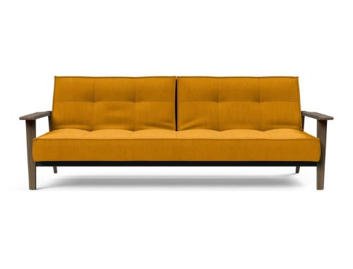 Innovation Living Splitback Frej Sofa Bed B: 232 cm - Smoked Oak/507 Elegance Bruned Curry