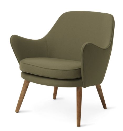 Warm Nordic Dwell Lounge Chair SH: 46 cm - Olive