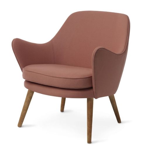 Warm Nordic Dwell Lounge Chair SH: 46 cm - Blush