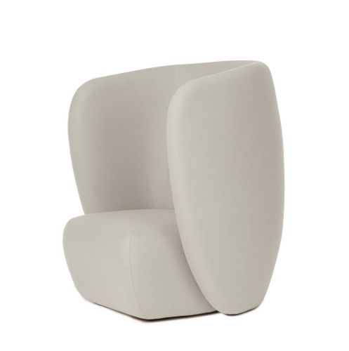 Warm Nordic Haven Lounge Chair SH: 40 cm - Pearl Grey