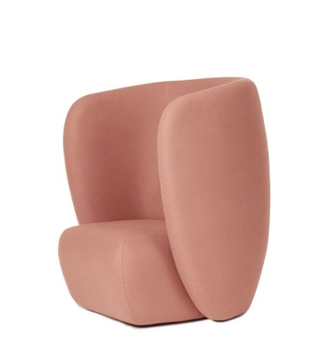 Warm Nordic Haven Lounge Chair SH: 40 cm - Blush