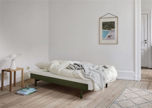 Moebe Adjustable Bed Frame 179x90/180 cm - Pine Green
