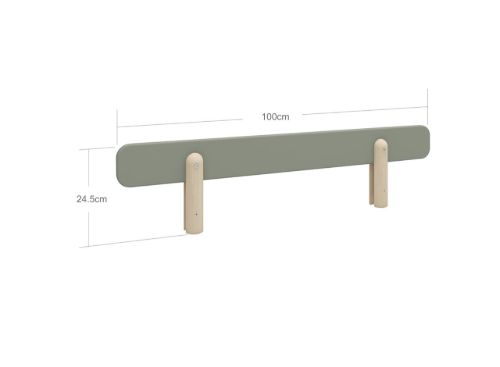 Flexa Dots Sengehest L: 100 cm - Natural Green