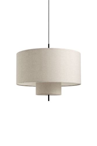 New Works Margin Pendant Lamp Ø: 90 cm - Beige/Black