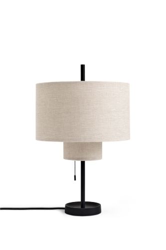 New Works Margin Table Lamp Ø: 36 cm - Beige/Black