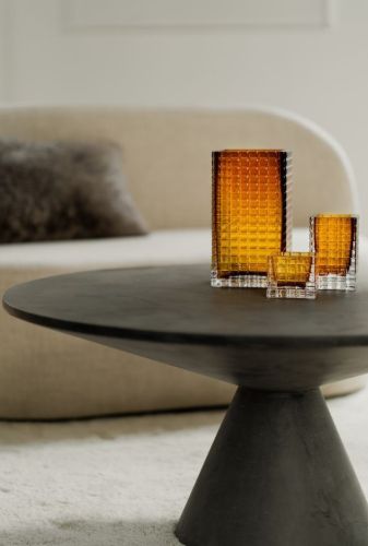 Louise Roe City Light 2 Lysestage H: 10,5 cm - Amber