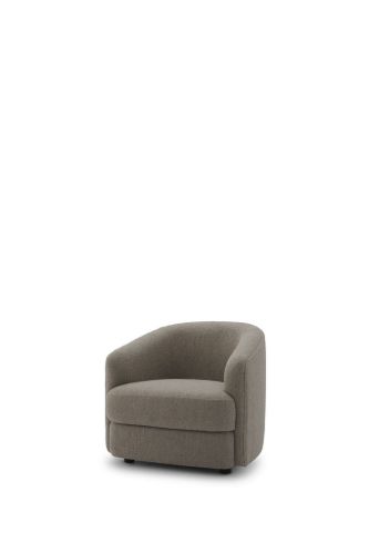 New Works Covent Lounge Chair SH: 42 cm - Nevotex Barnum Dark Taupe 10