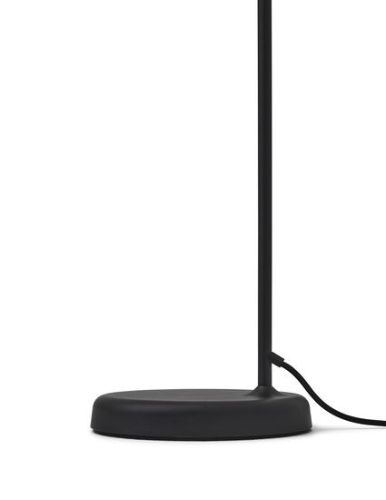 New Works Material Floor Lamp H: 125 cm - Mixed Cork/Black base